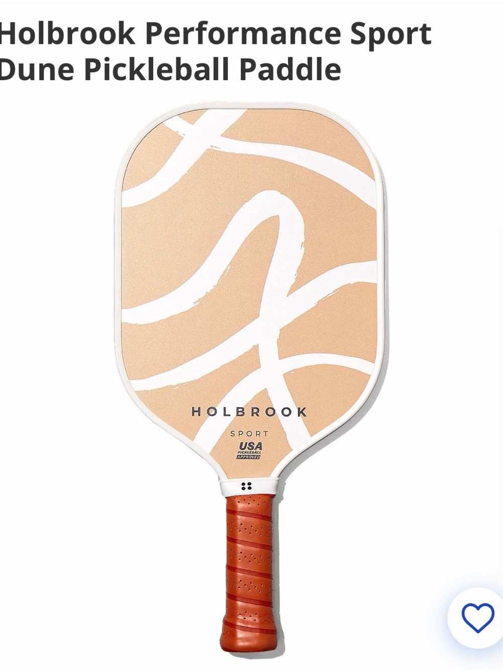 Holbrook Pickleball Paddle